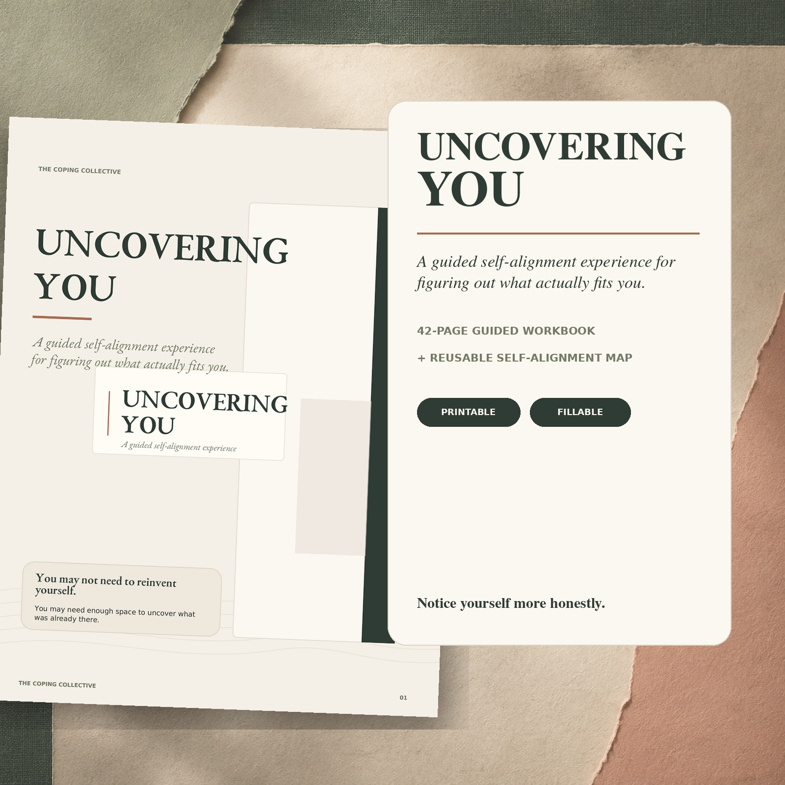 Uncovering You guided self-alignment workbook and reusable Self-Alignment Map